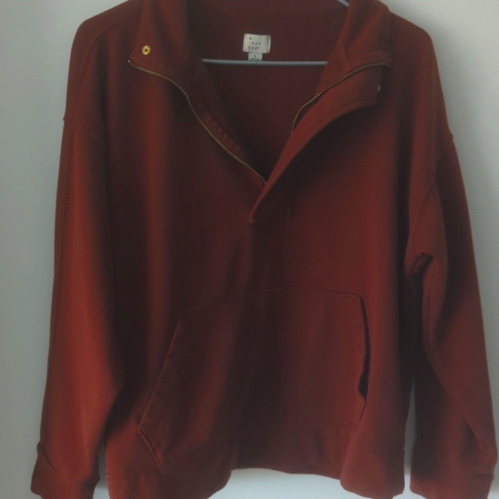 Half zip sweater